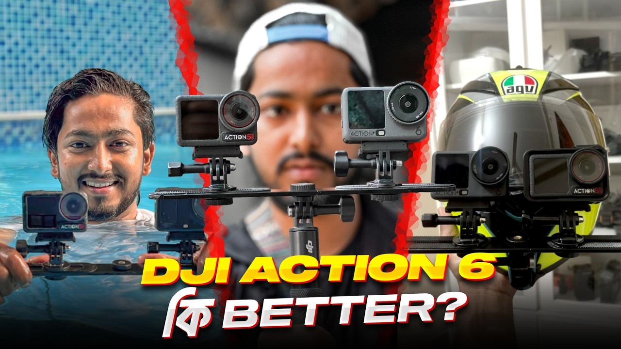 DJI Action 6 Review in Bangla. DJI Action 5 vs action 6.