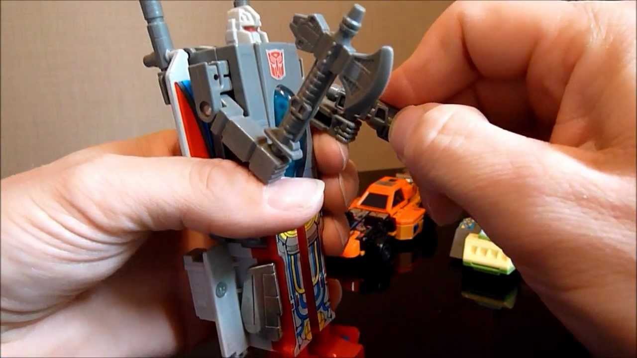 Transformers G1 BROADSIDE , SANDSTORM & SPRINGER Autobot Tripple Changers Review
