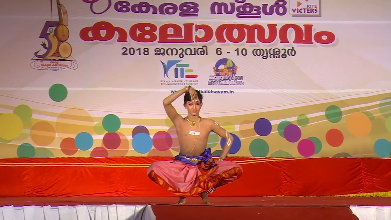 2018 STATE SCHOOL KALOLSAVAM BHARATANATYAM HS BOYS 6