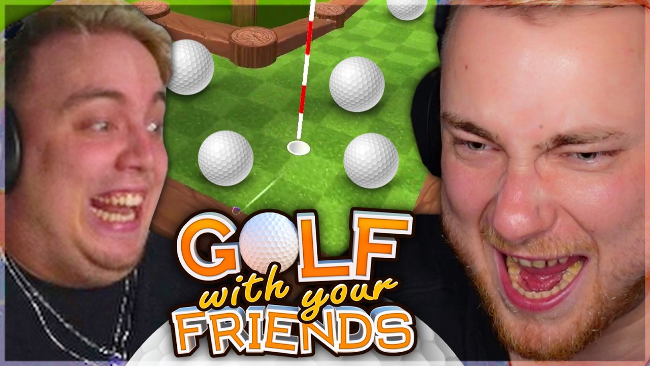 ⛳ GOLF MIT 7 STREAMERN! 🤣 vs Kroko, Mehdi, KC, Seyyn, Cyberpunk & Amar 🔥 | SolutionPlayz