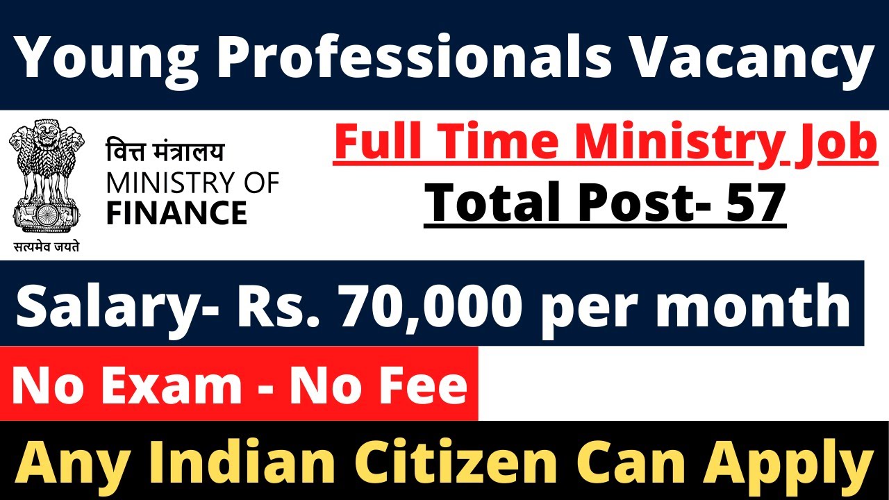 YOUNG PROFESSIONALS VACANCY NOTIFICATION 2025 | FULL DETAILS, ELIGIBILITY