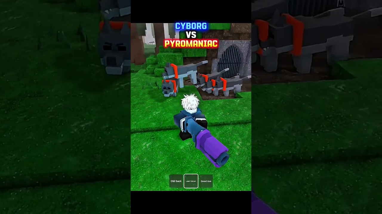 Pyromaniac vs Cyborg | Saving Kids on 99 nights in the forest