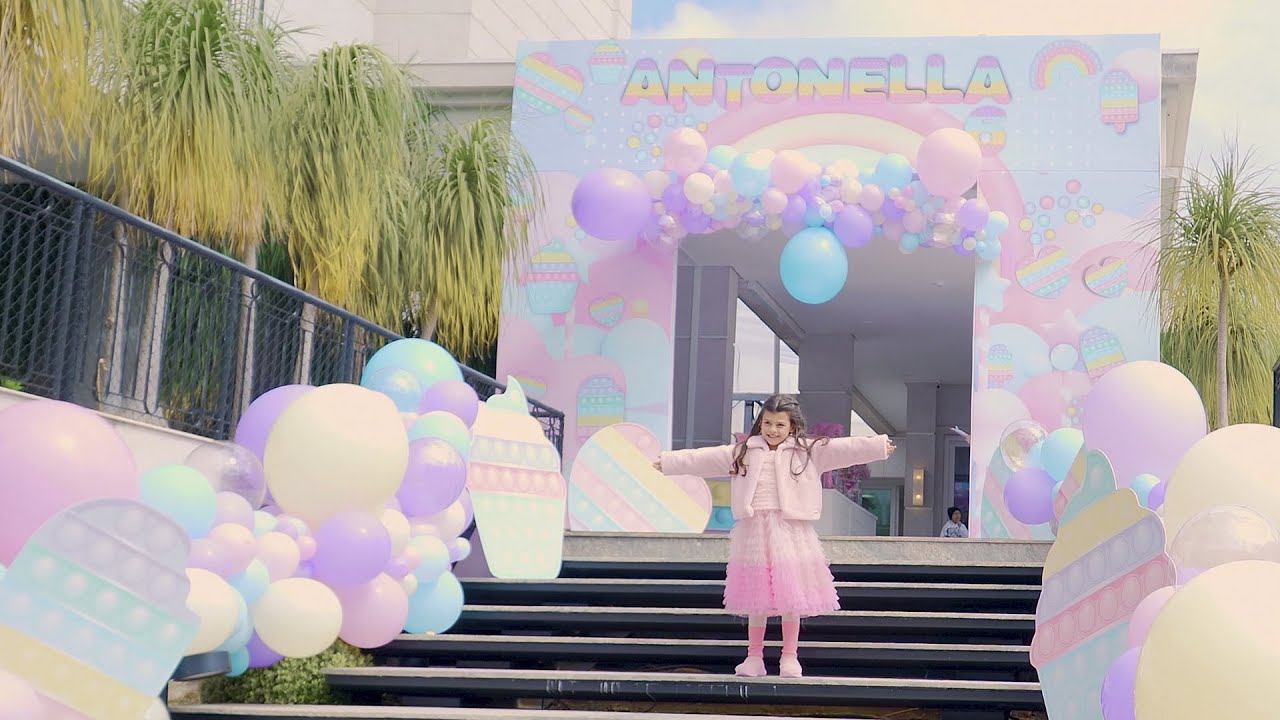 6 anos Antonella - Festa Pop It Candy Collors