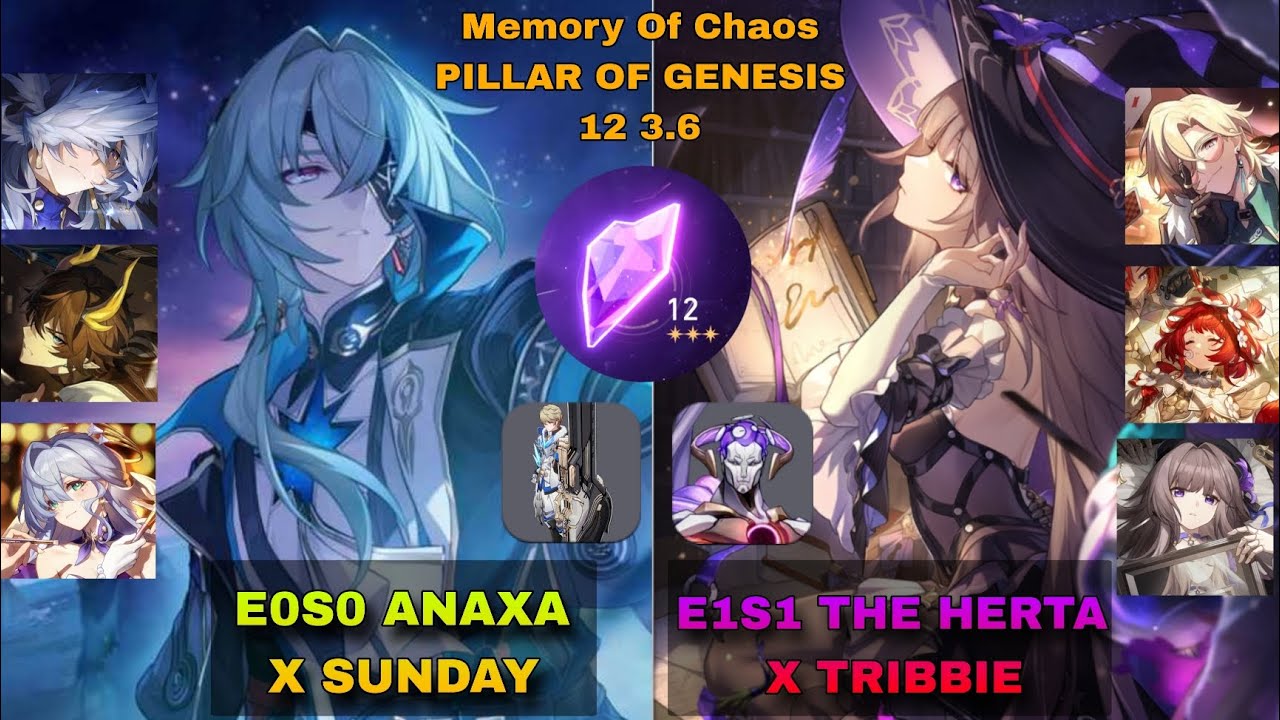 Memory Of Chaos 12 | E0S0 ANAXA & E1S1 THE HERTA | MOC 12 | HSR