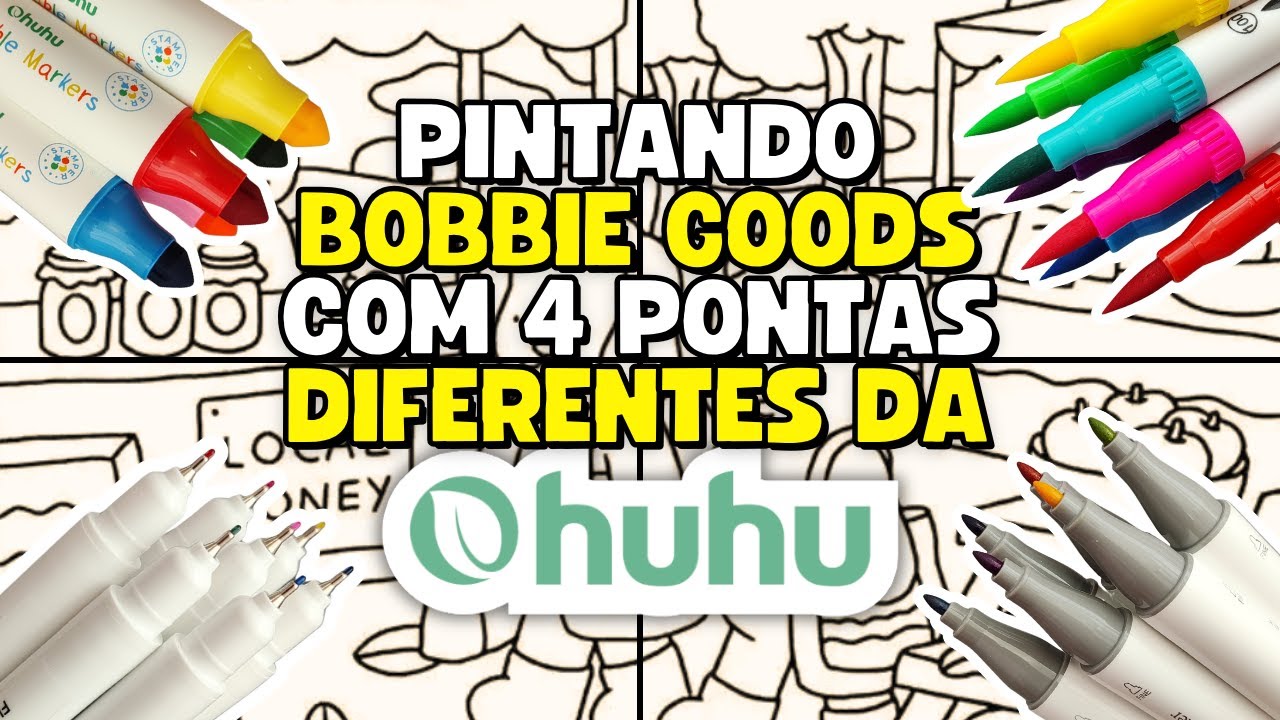Pintando Bobbie Goods com 4 Pontas Diferentes da Ohuhu! 💚