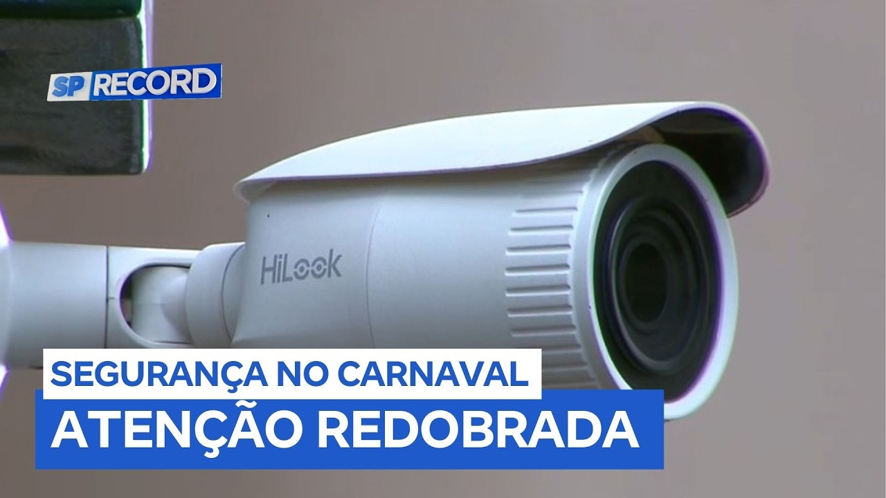 Segurança é reforçada no Carnaval com apoio de câmeras em Ribeirão Preto (SP)