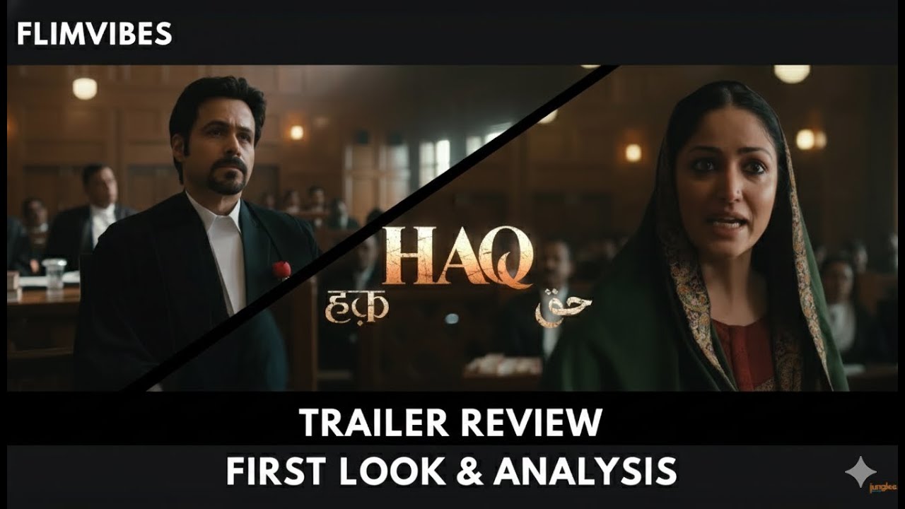 A BATTLE FOR JUSTICE! ⚖️ HAQ Official Trailer Review | Yami Gautam, Emraan Hashmi | FilmVibes
