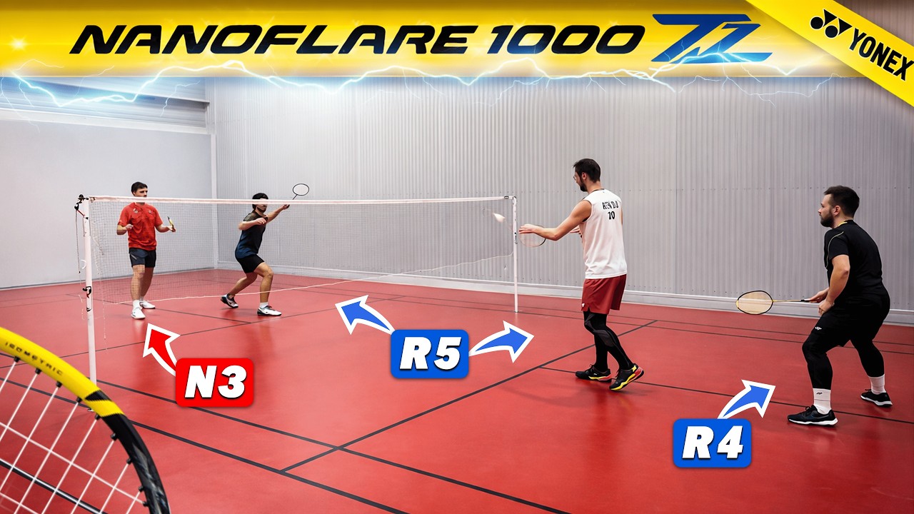 Match en double avec les 4 Nanoflare 1000 : Z, Tour, Game et Play