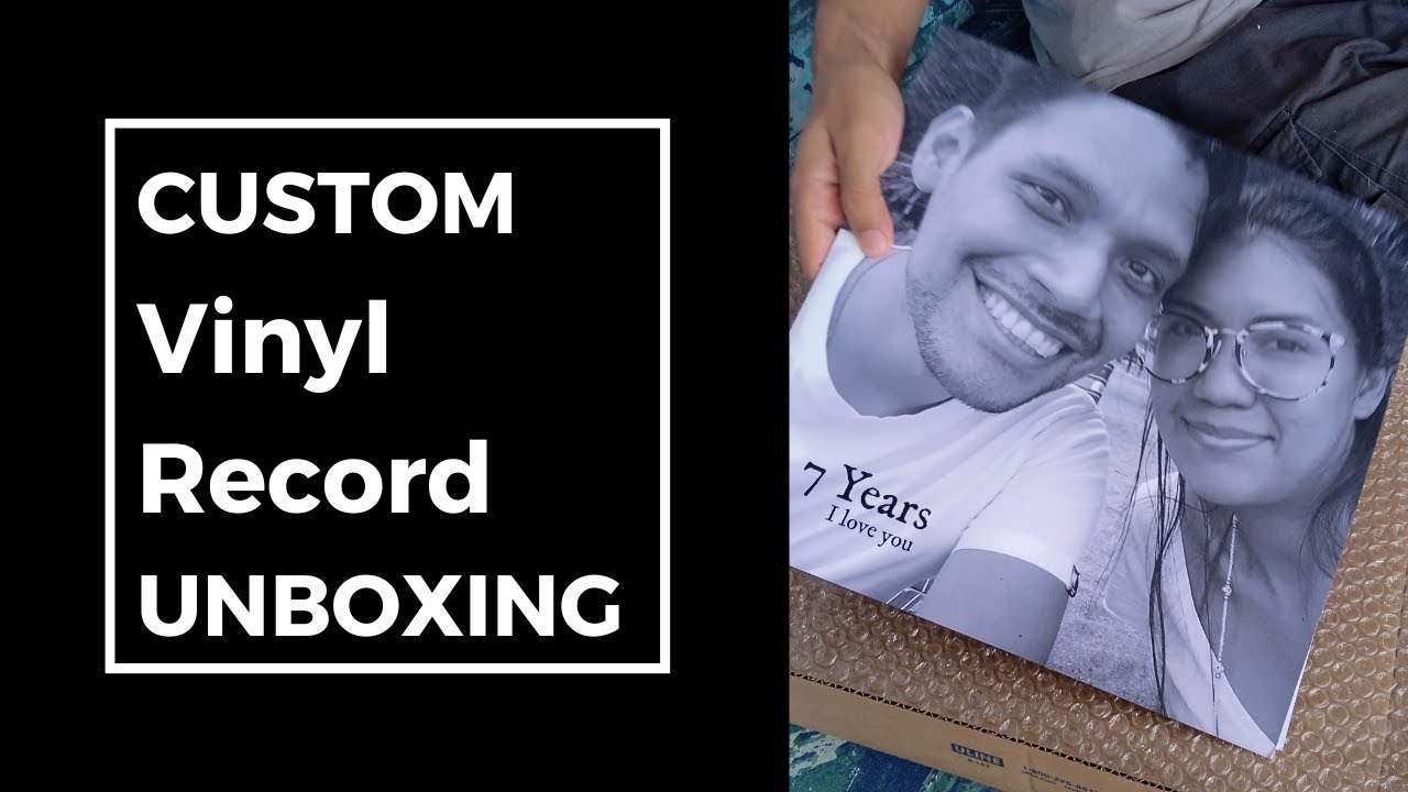 CUSTOM Vinyl Record Unboxing
