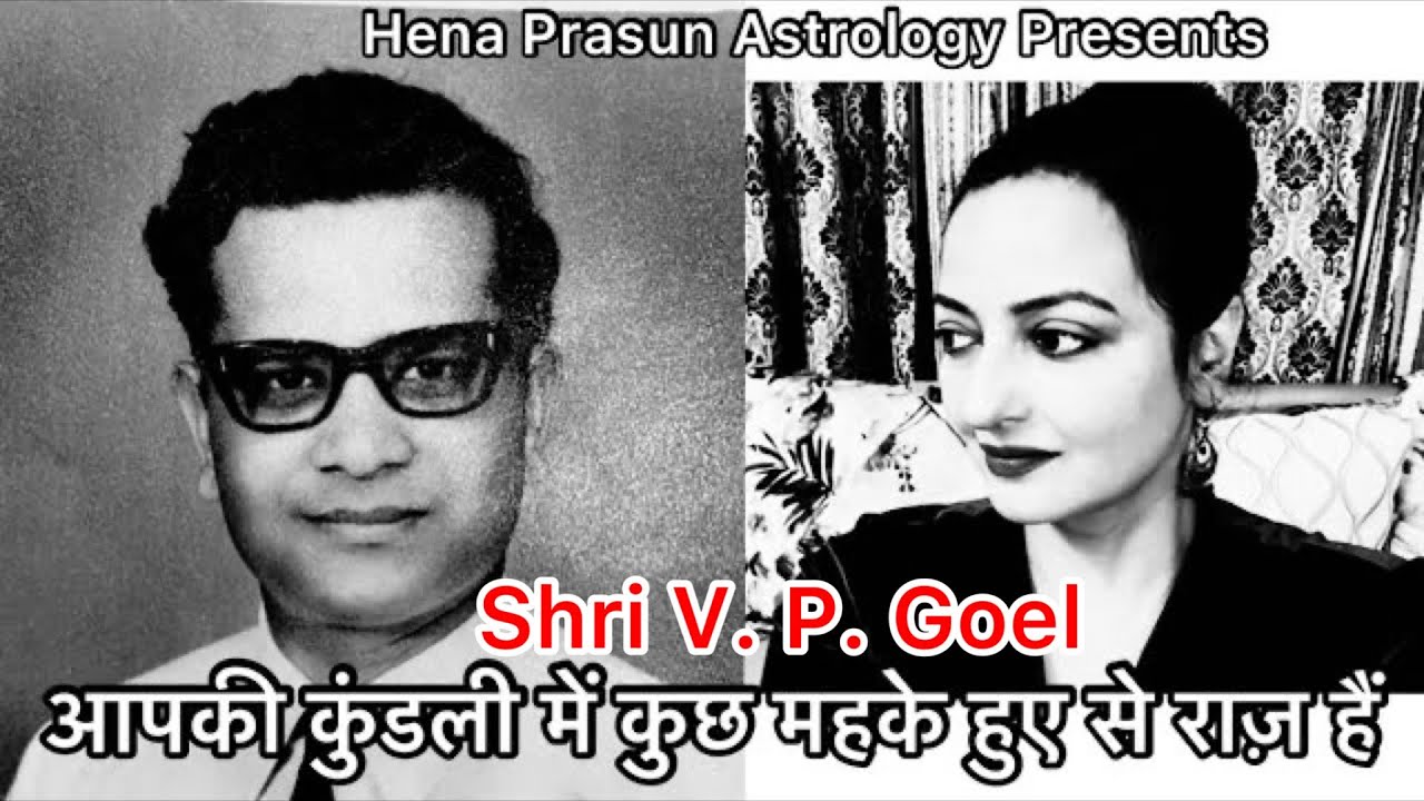 Shri V. P. Goel Sir On Lagnesh, Laghu Parashari, Argala, Divisional Charts And  More. Hena Prasun