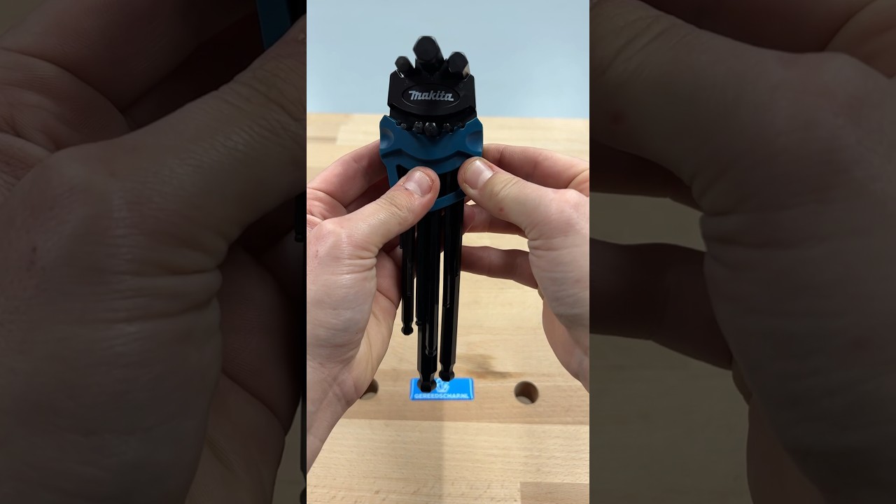 De #makita B-65894 inbussleutelset met magnetische riemclip 🙌🏻 #inbus #allenwrench #handtool