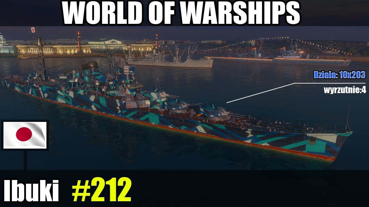 Ibuki - World of Warships - Prezentacja i gameplay.