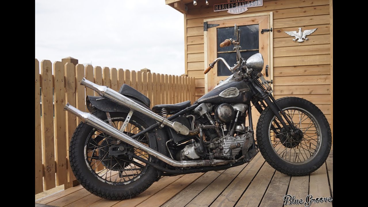 1941 Knucklehead Bobber By  BLUE GROOVE
