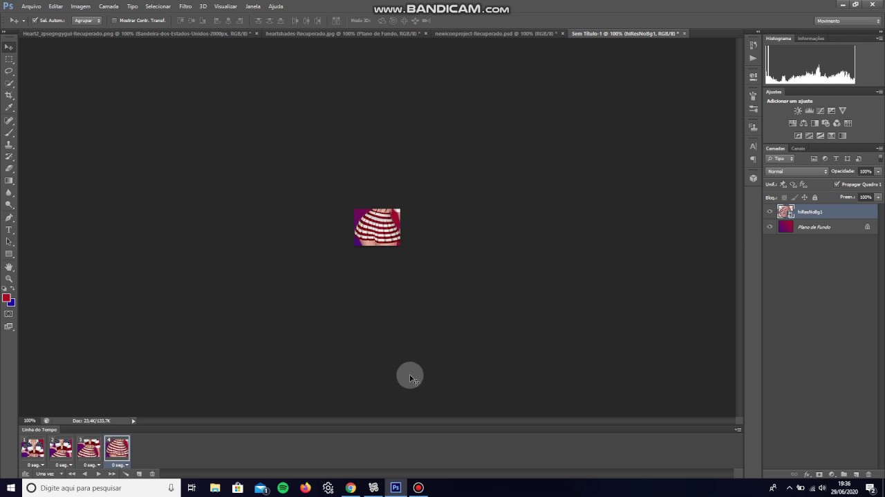 Como faço ícone animado para a loja do IMVU pelo Ps (Básico).