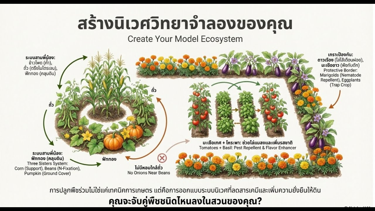 ความลับของพืชเพื่อนรัก ปลูกอะไรคู่กับอะไรแล้ว