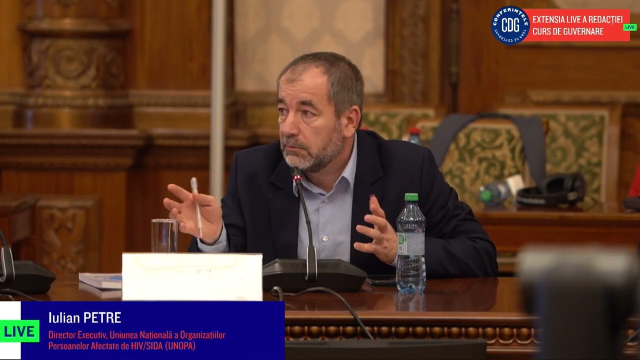 Iulian PETRE: Întârzierile bugetare pun în pericol tratamentul HIV, pacienții riscă...