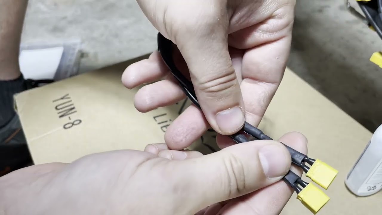Magician Alpha - Heat Shrinking hall sensor / battery signal wires.