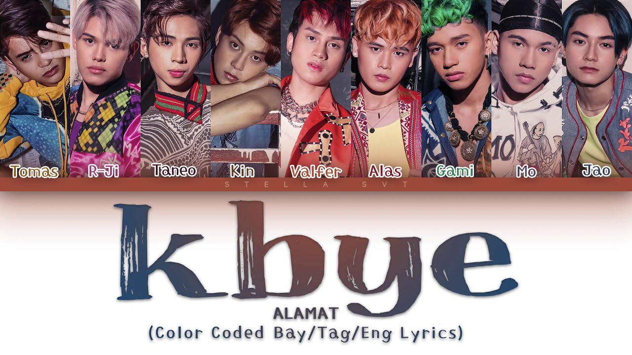 ALAMAT - kbye (Color Coded Bay/Tag/Eng Lyrics)