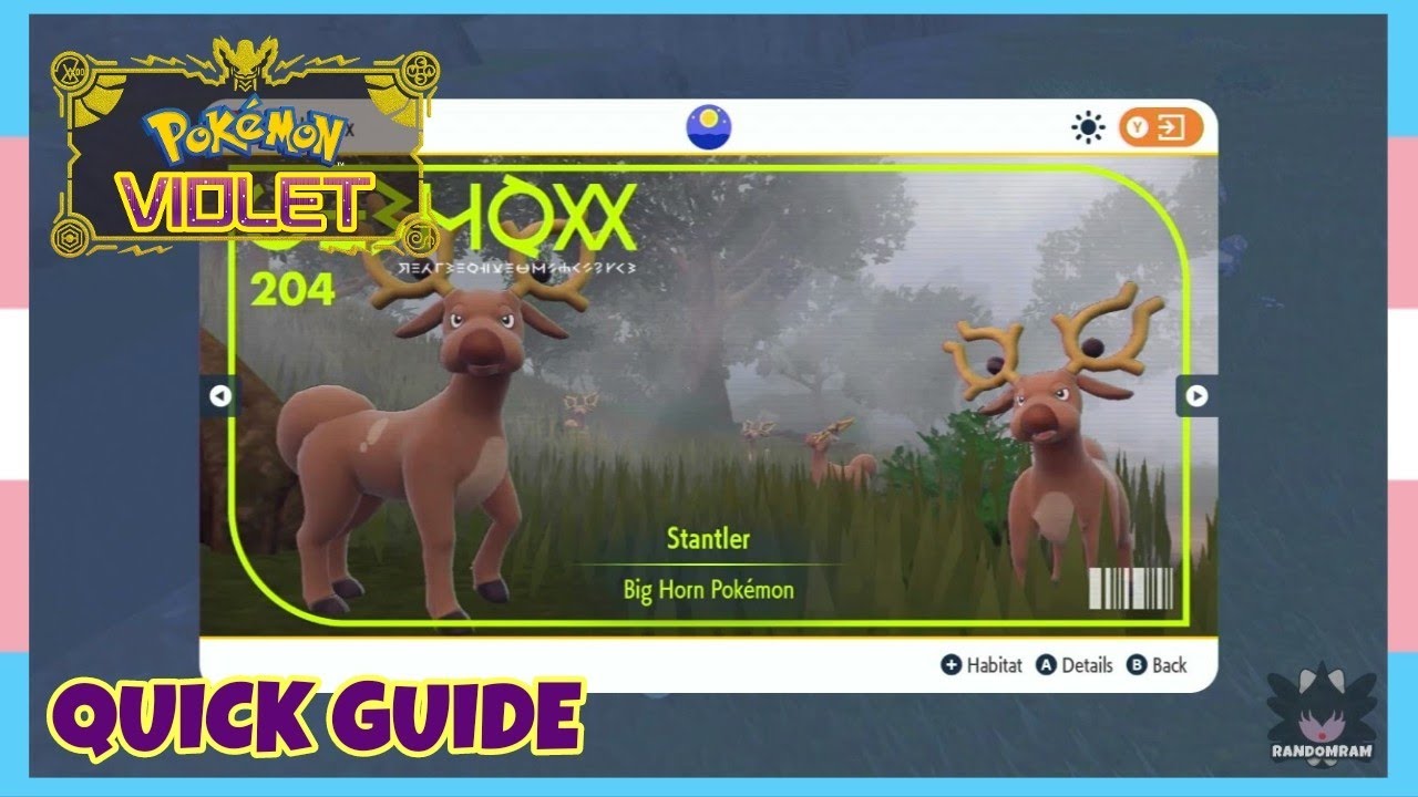 Where To Catch Stantler In Pokemon Scarlet & Violet | Location Quick Guide