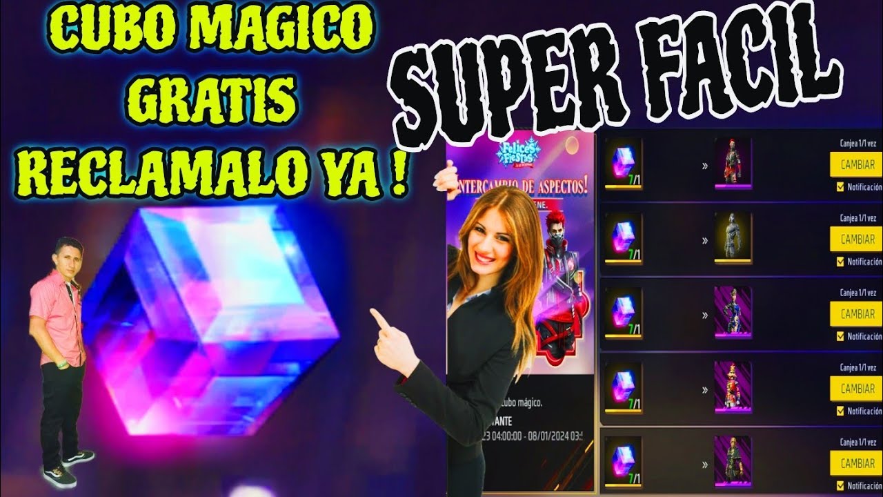 como tener el CUBO MAGICO Gratis en free fire #freefire #cubomagicogratis