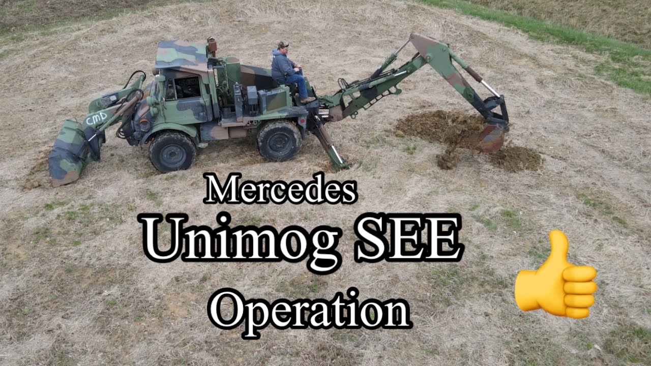 Mercedes Unimog FLU419 SEE tractor walkthrough and operation video @C&C Equipment