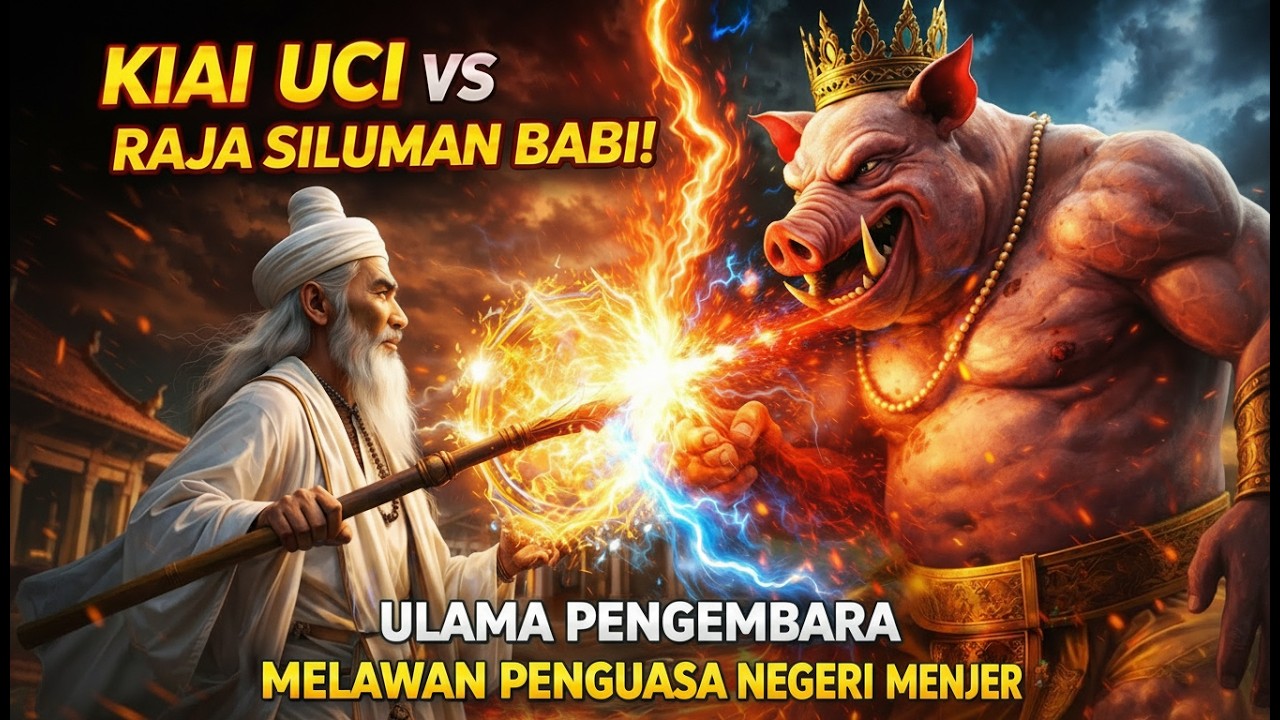 Kisah Kiai Uci vs Raja Tega: Pertarungan Ulama Pengembara Melawan Siluman Babi Penguasa Negeri
