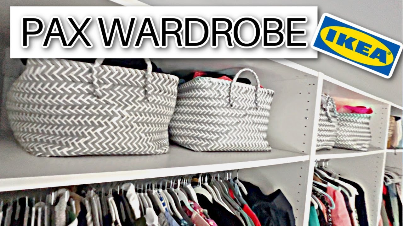 PAX Wardrobe Organization - Ikea Closet No Drawers