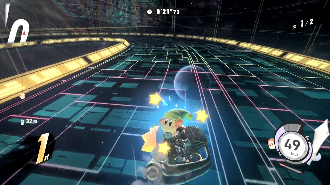 Kirby Air Riders - Nebula Belt in 1'48