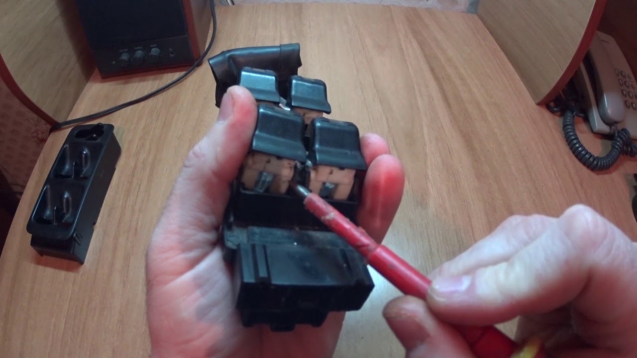 Хонда Аккорд сс7. Блок управления стеклоподъёмниками. Ремонт.