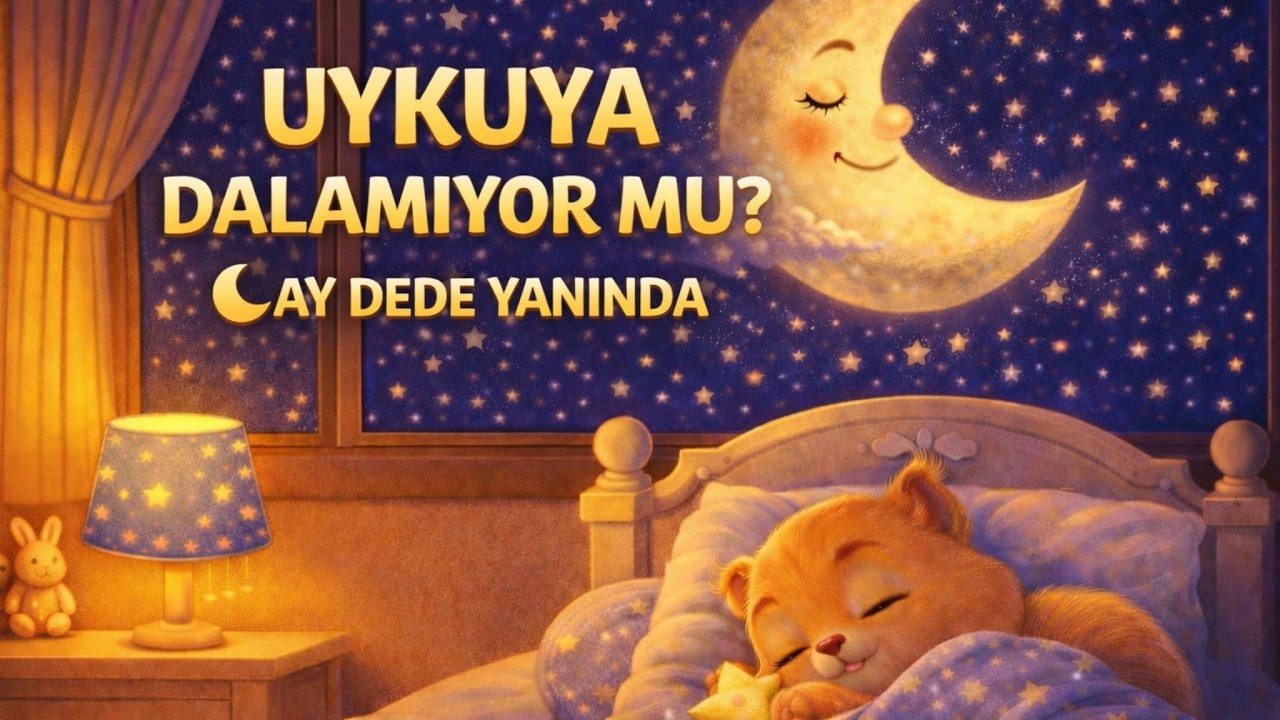 Hassas Bebekler İçin Uyku Ninnisi 🌙 Ay Dede Bebek Uyku Müziği | Looli