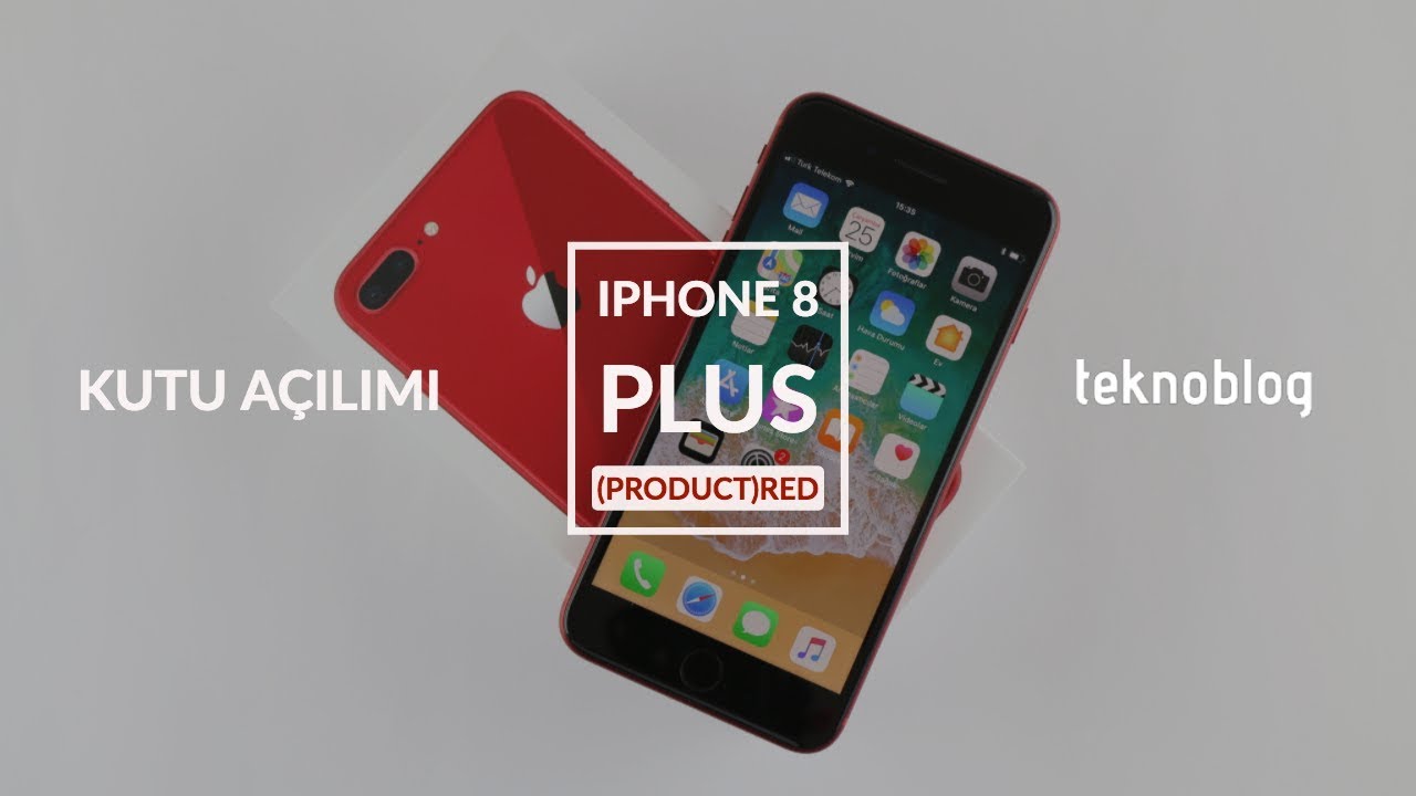 iPhone 8 Plus (PRODUCT)RED Kutusundan Çıkıyor: Kırmızı iPhone 8 Plus ile tanışın