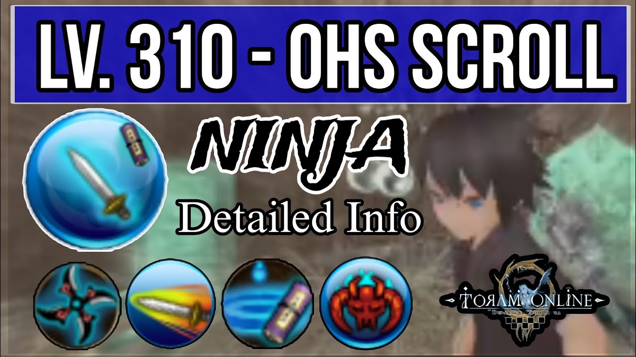 (Toram Online) - OHS SCROLL NINJA Lv.310