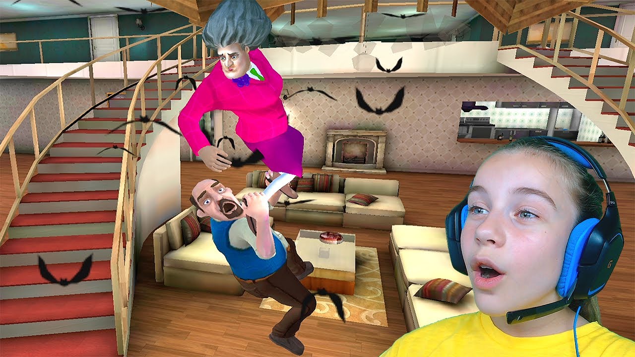ЛЕТУЧИЕ МЫШИ для МИСС ТИ Злая Учительница Scary Teacher 3D
