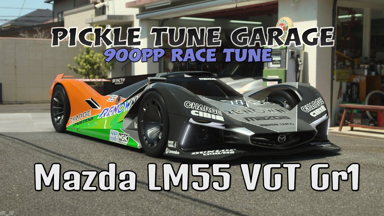 GT7 Build & Tune Garage | Mazda LM55 VGT Gr1 | 800PP - 900PP All Track Tune (Update 1.63)