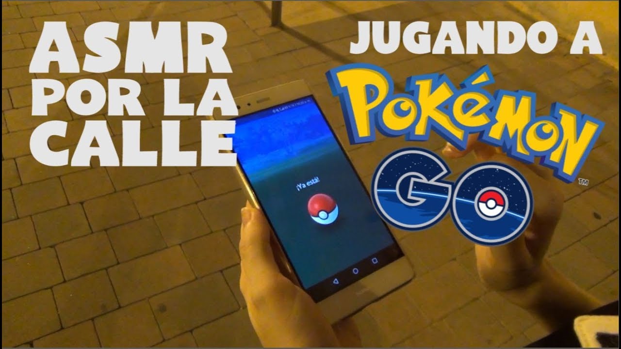 ASMR por la calle. Jugando a Pokémon Go. Mouth Sounds