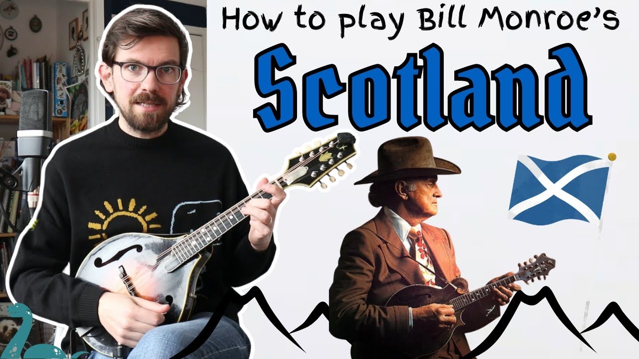 How to play Bill Monroe's "Scotland" - Mandolin Lesson (Beginner & Intermediate)