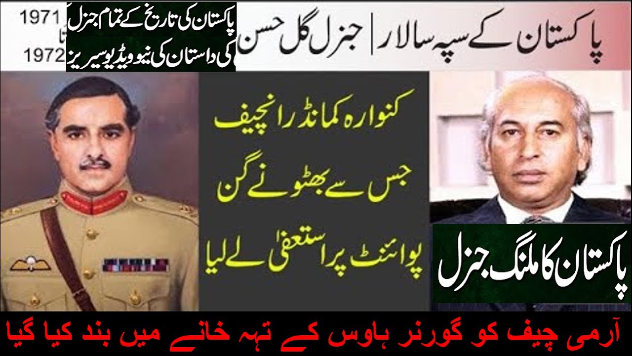 General Gul Hassan Khan: A Controversial Legacy - The 1971 War and Pakistan's Chief of Army Staff