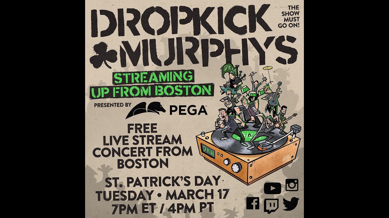 Corona Live - Dropkick Murphys … 1 - Streaming Up From Boston- 17/3/2020 merci