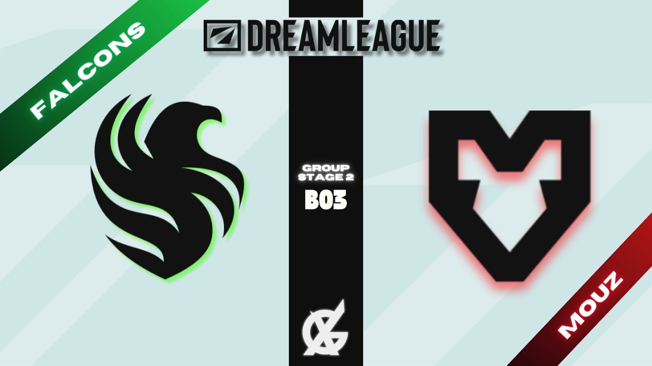 Mouz vs Falcons🔴| Dream League S28