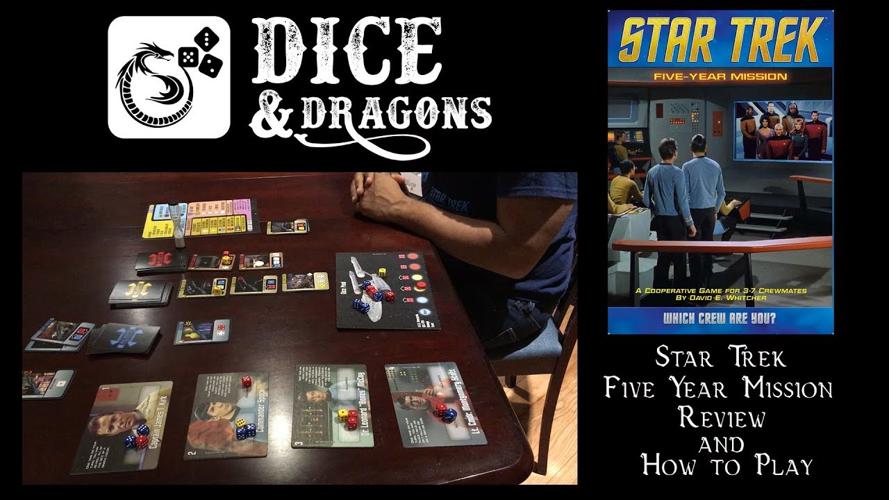 Dice and Dragons - Star Trek Five Year Mission Review and How to Play