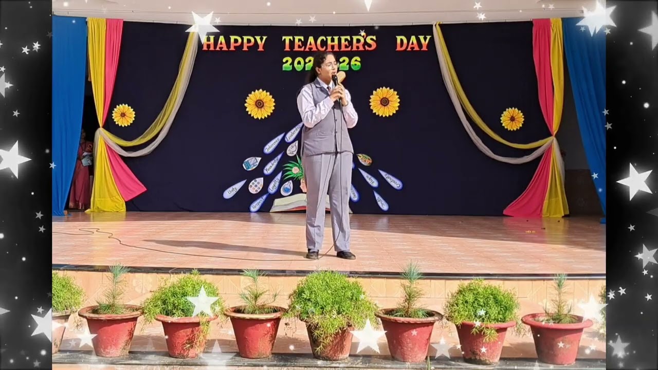 Teachers Day Celebration in Gandhi Memorial Higher Secondary School Nandini Nagar, 2025