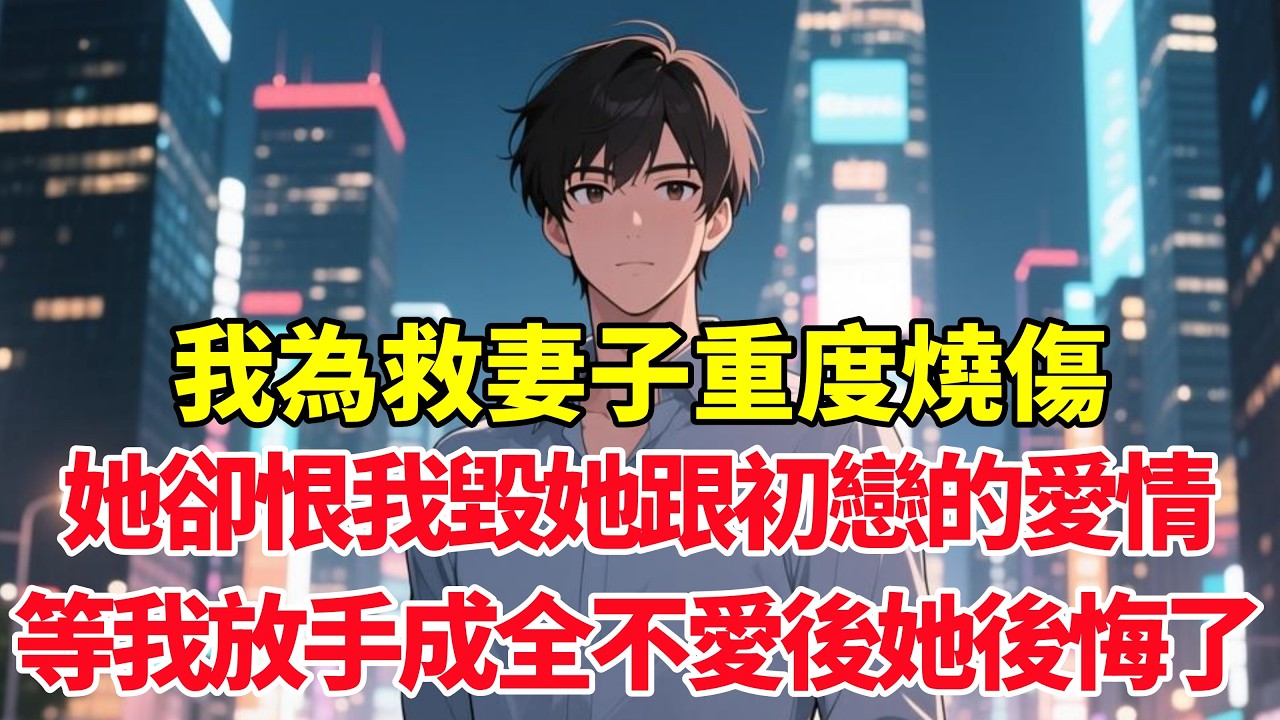 我為救妻子重度燒傷，她卻恨我毀她跟初戀的愛情，等我放手成全不愛後她後悔了！#小说推荐 #一口气看完