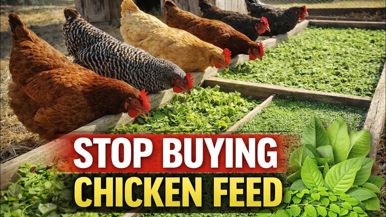 6 Free Plants That Replace Chicken Feed and Grow Forever (Why did They Hide It?!)