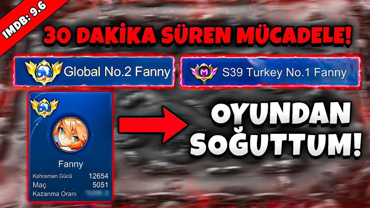 30 DAKİKA SÜREN MÜCADELE! TÜRKİYE NO:1 & DÜNYA NO:2 5000 MAÇLI FANNYİ ÇILDIRTTIM! - Mobile Legends
