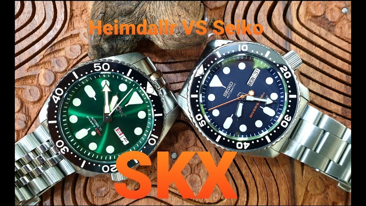 Heimdallr SKX Vs. Seiko SKX007 ◇ Comparison | The Watcher