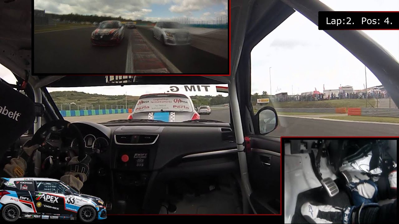 Tim Gábor - Swift Cup Europe, Hungaroring ONBOARD - WIN