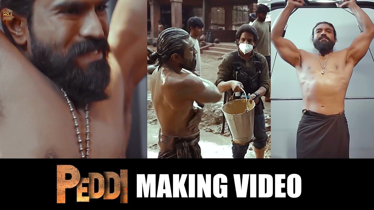 Peddi Movie Making Video | Ram Charan & Janhvi Kapoor | News Buzz