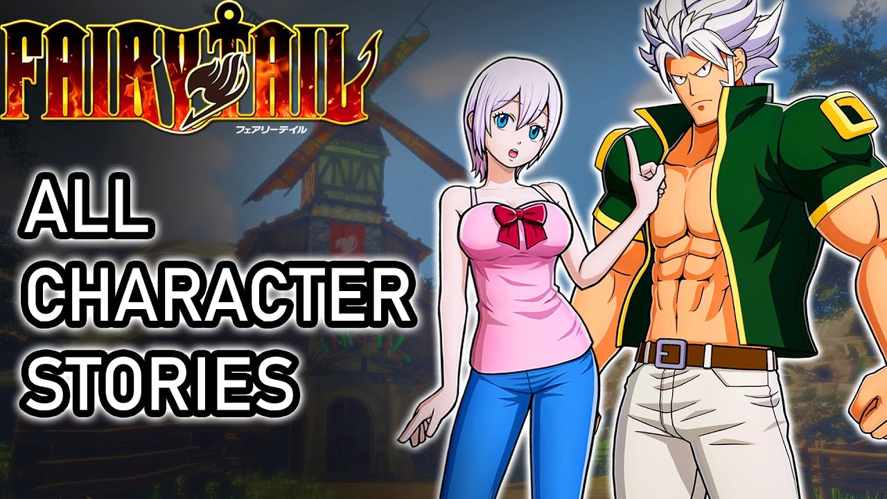 Lisanna and Elfman Strauss all Character Stories (+ Timestamps) | Fairy Tail Game DLC (PS4 PRO)