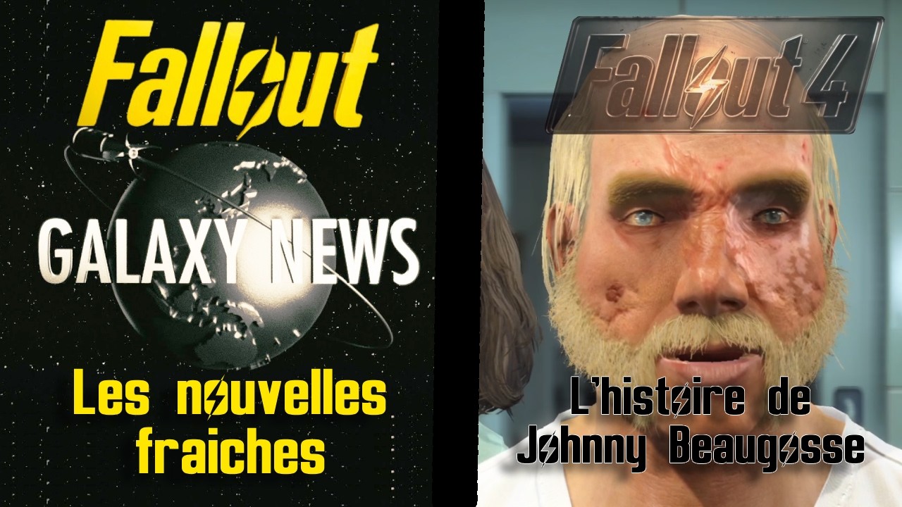 On regarde les News sur Fallout puis 1ère run du beau gosse de Fallout 4