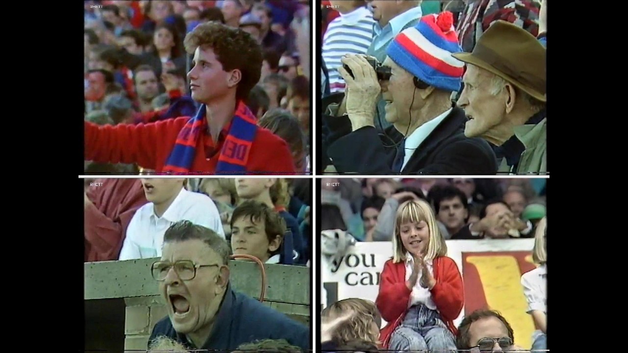 Channel 7 Football montage at end of 1989 broadcast.